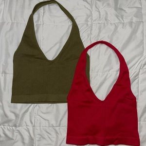 (2) Forever 21 Halter Tops